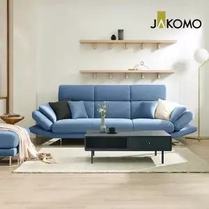 [신세계라이브쇼핑][자코모][장기무이자][스툴증정] 로베 3.5인 기능성 포위브 패브릭 소파+스툴+쿠션2개