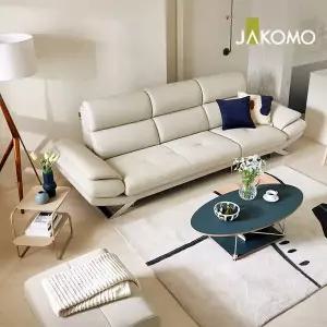 [신세계라이브쇼핑][자코모][장기무이자][스툴증정] 로베 4인 기능성 럭스 통가죽 천연면피 소가죽 소파...