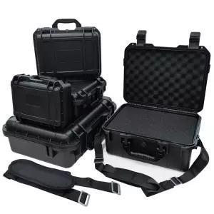 사전 절단된 스펀지와 단일 크로스바디 스트랩이 포함된 장비 하드 케이스 카메라 사진용 도구 상자 휴대용