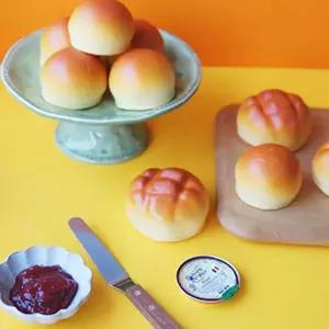 [RIZPICK]모형음식 음식미니어처 모형 말랑말랑 버터롤 1P