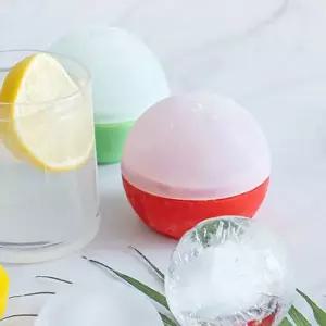 실리콘 빅볼 얼음틀 1구 레드 1P 칵테일 음료 얼음볼 아이스메이커