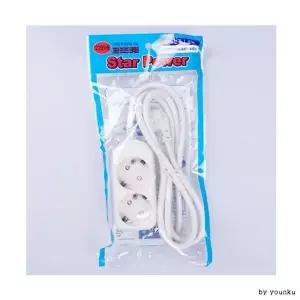 접지 2구2호 오성 멀티탭 콘센트 어댑터 플러그 T2