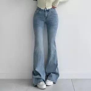 부츠컷청바지 키작녀청바지 블루핏데님 연청바지