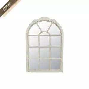 메종 드 다채로움 VDCRO 2575 V베르사유 아치형 창문 거울 엔틱 쉐비 인테리어 장식