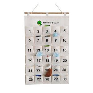 쿠폰 정리함 벽걸이 커피 정리대 카트 A 6칸 꽂이 명함 수납함 카페