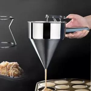 타코야끼 베이킹 디스펜서 주입기 호퍼 제빵 붕어빵 반죽