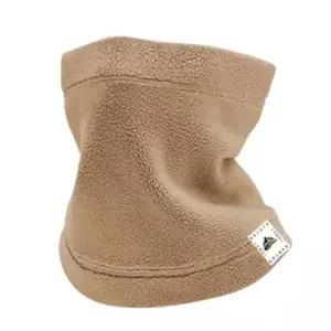 기모 머플러 방한 겨울철 야외 넥워머 브라운