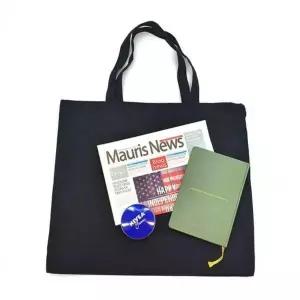 에코백 캔버스가방 블랙 숄더백 무지 캔버스백 가로L