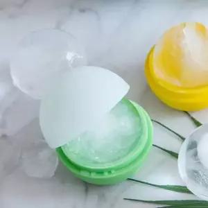 실리콘 빅볼 얼음틀 1구 그린 1P 칵테일 음료 얼음볼 아이스메이커