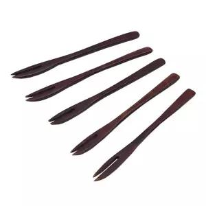 영수 옻칠 티포크 다용도 포크 5P