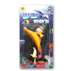 2018 바다이야기W 17-T/완구/피규어/동물모형/장난감/돌고래/바다코끼리/대왕오징어/꽃게/펭귄/가오리/바다