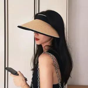 라탄 썬캡 돌돌이모자 자외선차단 선캡 휴대용모자