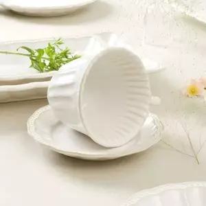 티니블랑 미뉴 도자기 커피잔 받침 세트 300ml 1P 홈카페컵 물컵