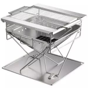 캠핑문뉴대형화로대 원터치화로대 바베큐그릴 스테인레스