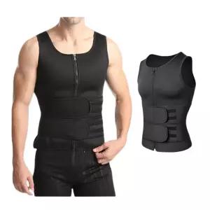 남녀 스포츠 이중밴드 허리보호대 조끼 1P 헬스 운동