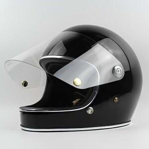 TTD 클래식 풀페이스 레트로 빈티지 스쿠터 바이크 파 할리 엔코 데이비슨 헬멧 하이바