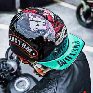 스냅백 헬멧 하이바 패션 경량 남녀 자전거 반보 할리 모자헬멧 전동킥보드