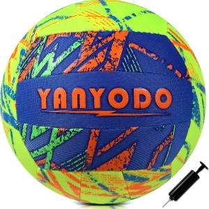 야요도 수영장 방수 비치발리볼 부드러운 실내 야외 사이즈 5 청소년용 펌프 포함 게임 가능