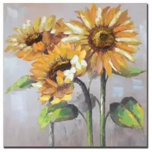 돈을부르는 화상한해바라기A 액자 유화 그림 거실액자 그림액자 아크릴액자 집들이선물용액자