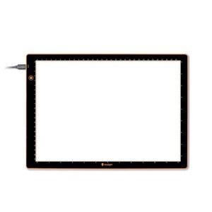 웨이퍼 2 라이트박스 트레이싱 잉 스케치 및 페인팅을 위한 A3 라이트 패드 밝기 조절이 가능한 조광성 아티스트 화이트 / 그레이용