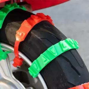 바이크용 휴대용 가벼운 케이블타이형 스노우체인 1P 체인 스노우체인