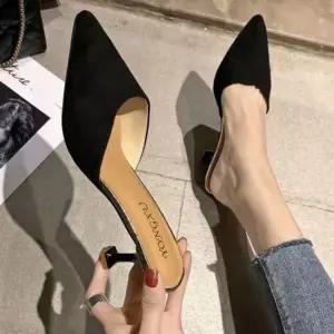 로퍼 블로퍼 운동화 뮬 미들힐 여성 스틸레토 펌프스 힐 스웨이