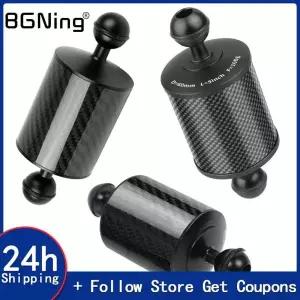 D60mm 탄소 섬유 플로트 부력 수생 암 듀얼 볼 헤드 5 8 10 12 GoPro11 SLR 카메라 수중 다이빙 트레이 브