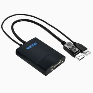 액티브 디스플레이 포트-DVI 듀얼 링크 케이블 어댑터, 2560x1600 60Hz DP-듀얼 링크 DVI-D 비디오 컨버터,