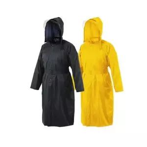 우의 코트형우비 오토바이 배달퀵 비옷 작업용 L황색 (W8C9AEF)