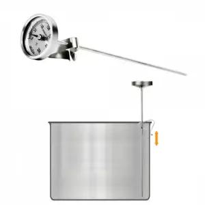 롱사이즈 업소용 온도계 튀김 기름 요리온도계