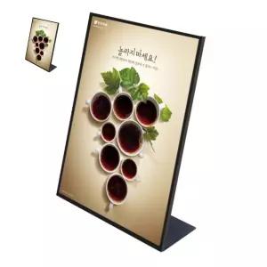 pop 꽂이 홍보용 스탠드 탁상용 메뉴판 거치대 A3