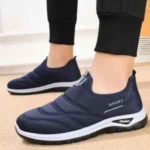 [무료배송] 남성 데일리 야외활동 산책 조깅 털 슬립온 운동화