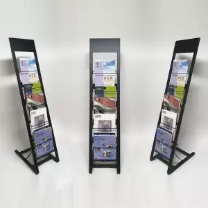 카달로그 거치대 전단지 팜플렛 잡지 꽂이 1열 5단 BK