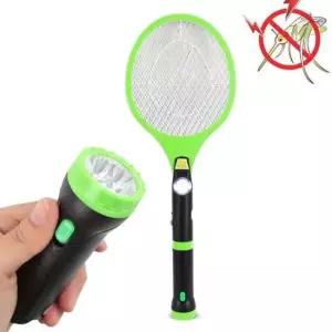 충전식 전자모기채/후레쉬겸용/안전설계/깔끔한디자인