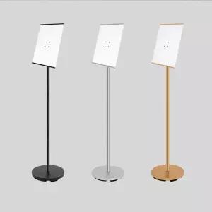 스탠드 꽂이 홍보물 거치대 철재배너 A4 A3 거치대