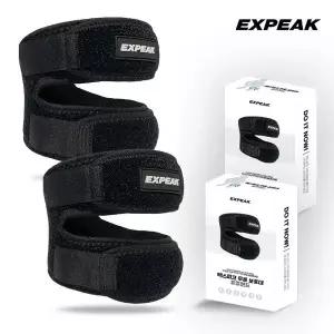 엑스피크 듀얼밴드 무릎보호대 2개 세트 등산 스포츠 일상생활