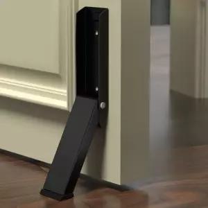 모던 무타공 도어 스토퍼 현관 노루발 말발굽 중문 문발굽 출입문 방문 고정 장치 슬라이딩 스톱퍼 문 받침