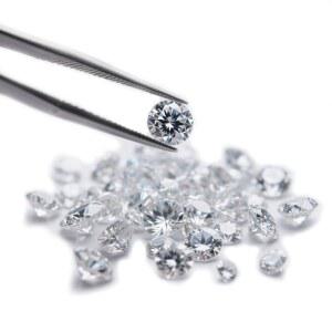 젬넥서스 루즈 모이사 스톤 작은 사이즈 0 8 3 5mm D 무색 VVS1 커스텀 다이아몬드 주얼리를 위한 훌륭한 원형 컷 보석