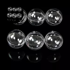 투명 플라스틱 캡슐 아크릴공 뽑기 둥근 이벤트용품 6p 5cm