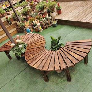 나무 방부목 반원형 베란다 아치 실내외 방부화원 깔판 소목 화단 담쟁이 꽃꽂이 바닥바닥