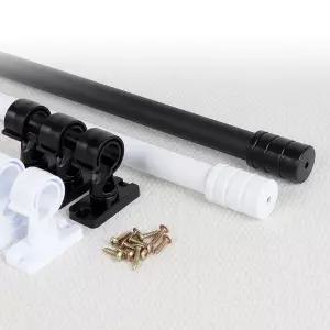 25mm 모던베이직커튼봉/커텐설치 가리개 압축커텐봉