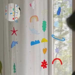 (완제품/반제품) 홈파티 벽데코 썬캐쳐 벽장식 모빌