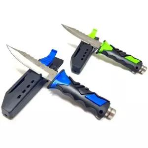 [무료배송] 해루질 잠수 다이버 수중칼 잠수칼 허벅지 착용 블루