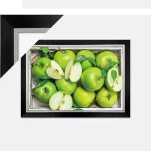 직소퍼즐 1000피스퍼즐 싱그러운 풋사과+모던블랙 액자세트