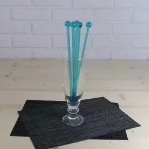 머들러 블루 대 5개 하이볼스푼 스틱커피 칵테일스푼 숟가락