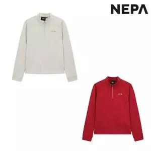 네파 이월 상품 여성 가을 간절기 우븐 리드 스트레치 집업 티셔츠 7K654022365004