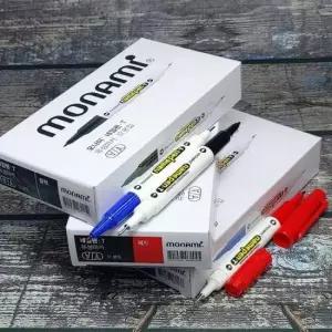 문구반점 모나미 양면닙 유성마카-트윈 네임펜 T 1다스 0.4/1mm
