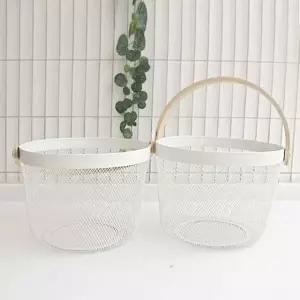 ( )반려 동물 용품 장난감 원형 바스켓 아이방 정리 수납