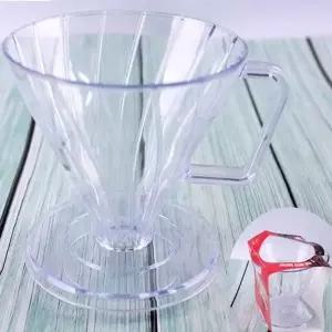 [골드스마일]하니 브이형 커피드리퍼 2-4인용(투명)