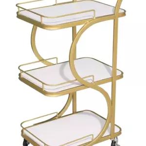 호텔 서빙카트 레스토랑 룸서비스 와인 서빙 식당 카트 골드